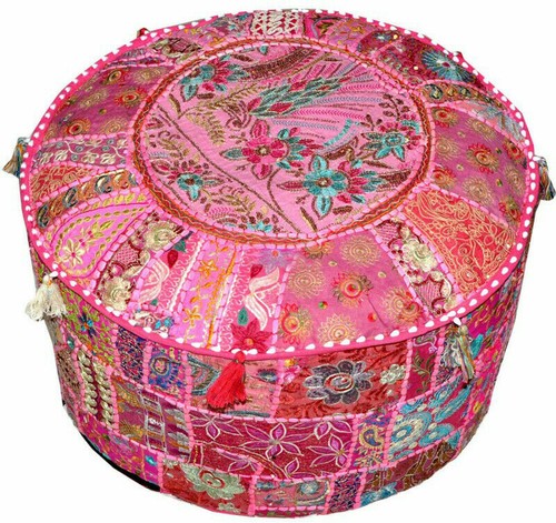 Pouf indiano poggiapiedi