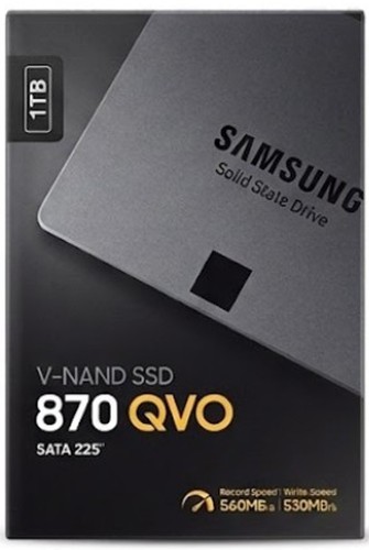 Ssd samsung 870 evo 1tb - 1tb, 2,5"