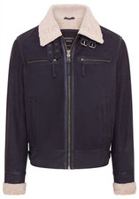 Giacca Bomber Aviatore In Vera