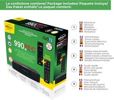 Decoder ricevitore digitale terrestre dvb-t2 HEVC main 10