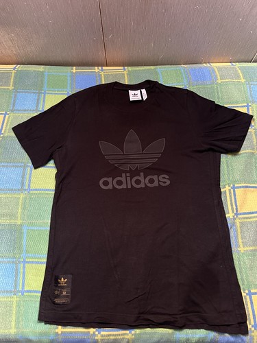Shirt adidas black - black, m
