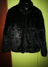 ECOPELLICCIA GIUBBOTTO GIUBBINO VERO MODA TAGLIA 38/40 XS/S COLORE NERO