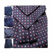 MENS VARIOUS silk ascot neck