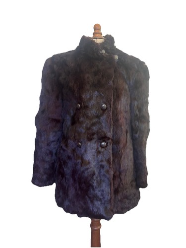 Cappotto vera pelliccia di - in,