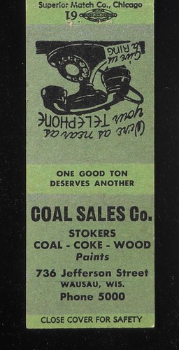 1940 coal sales - 1940, co.