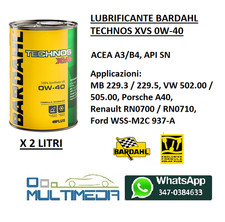 2 LITRI OLIO AUTO BARDAHL XVS