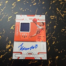 2022 Panini National Treasure Collegiate  - Isaac Okoro - AUTO 14/49