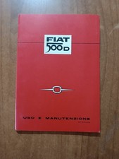 FIAT 500 D libretto uso e