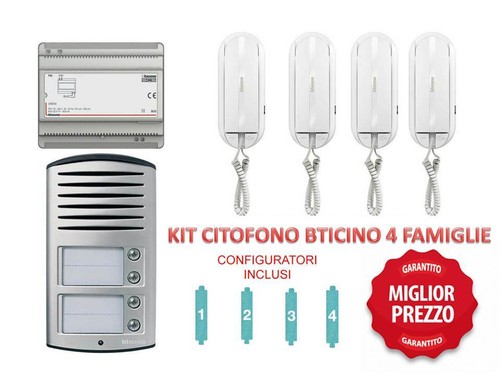 Kit citofono bticino - kit,
