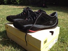 scarpe uomo sneakers, CAT Slake, colore black/crude oil, num 43 eur 10 usa