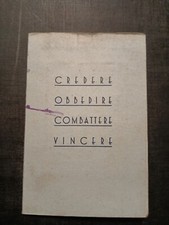 Tessera Ventennio PNF