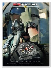 Orologio MTM Special Ops Avvoltoio Nero 2010 Pagina Completa Stampa Rivista Pubblicità Gioielli
