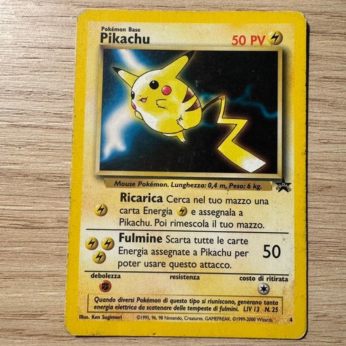 Pikachu promo card - promo,