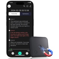 SOXOI Registratore Vocale AI Registratori Vocali Digitali Professionale