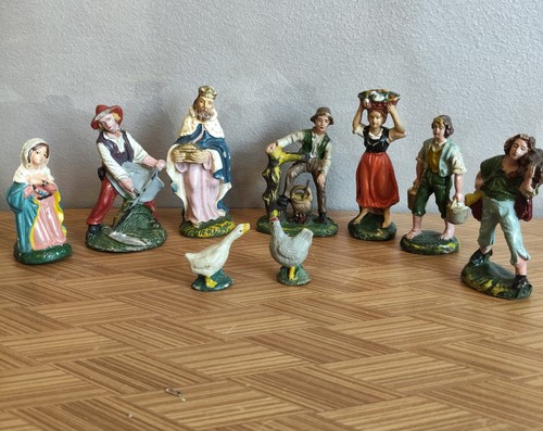 Statuine presepe anni 50 - presepe,