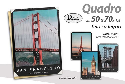 Quadro stampa tela - quadro, legno