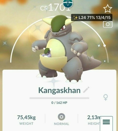 Kangaskhan lucido t c - ✨kangaskhan,