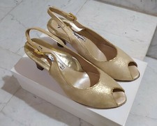 Sandali Open Toe G. ZAMPONI Vera Pelle tg. 37 Fatte a mano in Italia Nuovo