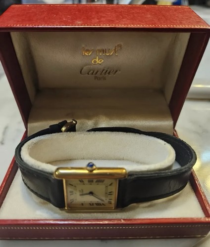 Cartier tank vermel ottimo - vermel, ottimo!!!!