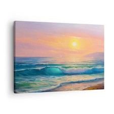 Quadro su Tela 70x50cm mare