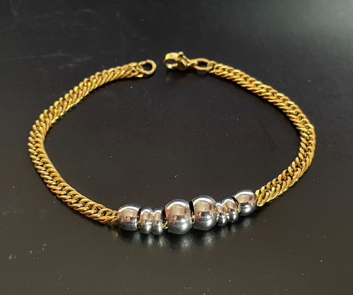 Bracciale catena acciaio - in,