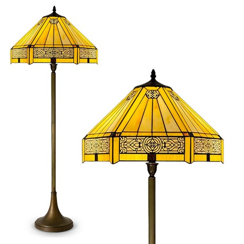 Lampada terra stile tiffany - stile,