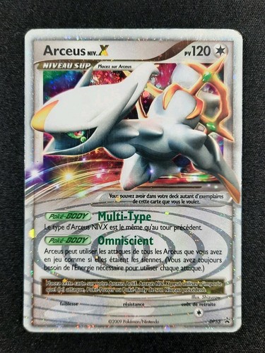 Carte pokémon arceus niv - carte, niv.x