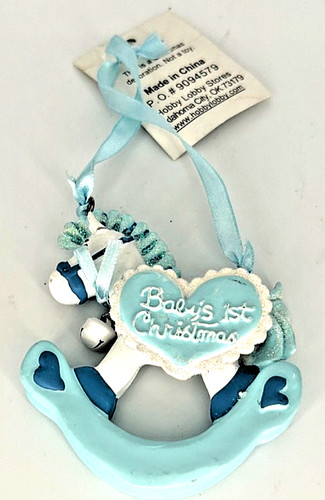 Ornamento cavallo dondolo - ornamento,