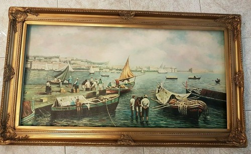 Quadro dipinto mano olio - olio, su
