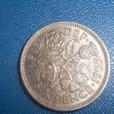6 Pence -1955 G.B. Regina