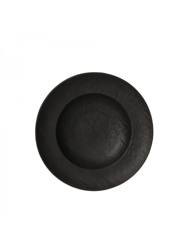 Vulcania nero piatto pasta - nero,