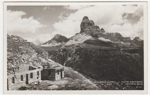Ricoveri guerra sul - sul, monte
