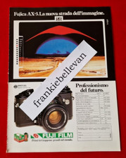 Advertising Italian Pubblicità Werbung ( 1982 ) FUJI FILMA FUJICA AX-3