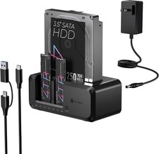 M.2 NVMe & SATA SSD/HDD Hard