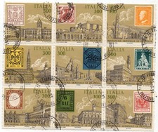 FG0615 Italia - Esposizione Mondiale di Filatelia - foglio usato