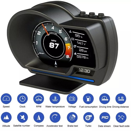 Obd2 auto testa display - obd2,
