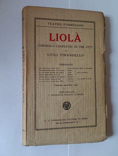 Luigi pirandello liolà - liolà,