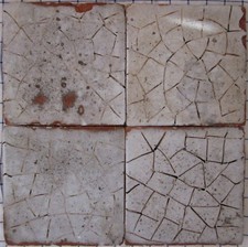 Quattro mattonelle antiche - mattonelle,