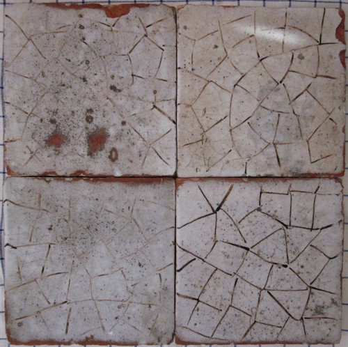 Quattro mattonelle antiche - mattonelle,