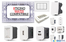 SERIE BTICINO FRUTTI MATIX