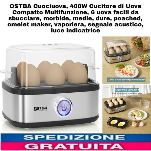Cuociuova 400w cucitore - cuociuova,400w, di