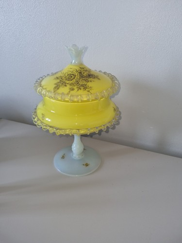Venetian glass compote - venetian,
