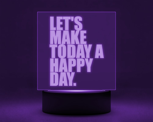 Lampada luminosa happy - happy, day