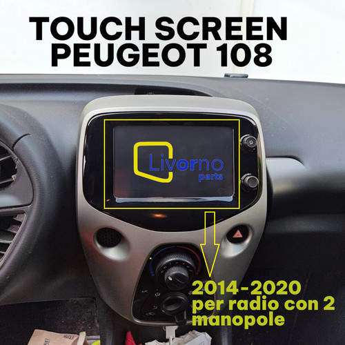 Peugeot 108 2014 - -2020, vetro