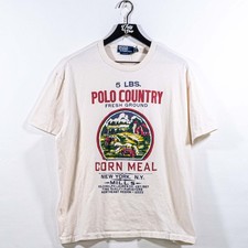 Polo Ralph Lauren Polo Country Cornmeal T-Shirt XL Streetwear Preppy Classic