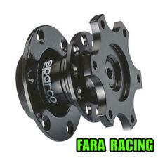 Mozzo volante  Sparco a sgancio rapido in alluminio e acciaio Nero cod. 015R98TU