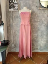Michaelangelo Abito da cerimonia o damigella lungo rosa XS-S