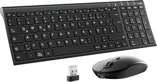 Iclever set tastiera mouse - set,