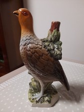 Bottiglia Ceramica Vintage Uccello