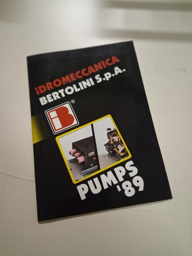 Brochure vintage bertolini - brochure,